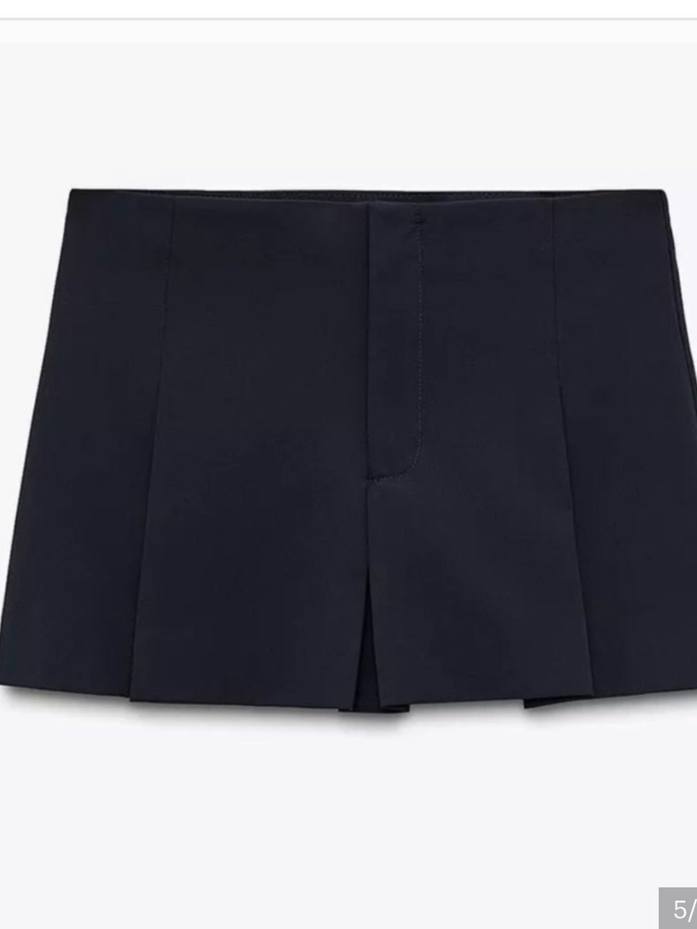 Zara Navy Pleated Skort - Women's Tailored Shorts
